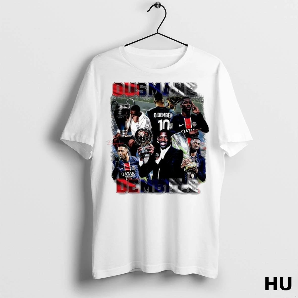 Officials Ousmane Dembele French Footballer Signature Ladies T Shirt