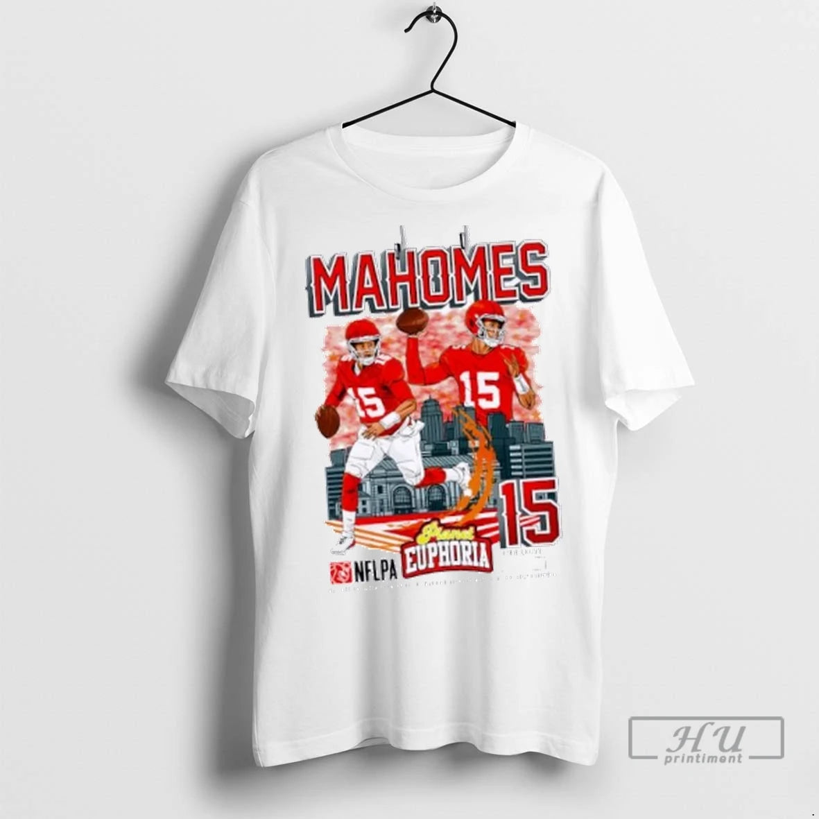 Officials Patrick Mahomes Kansas City Chiefs Number 15 Graphic T Shirt
