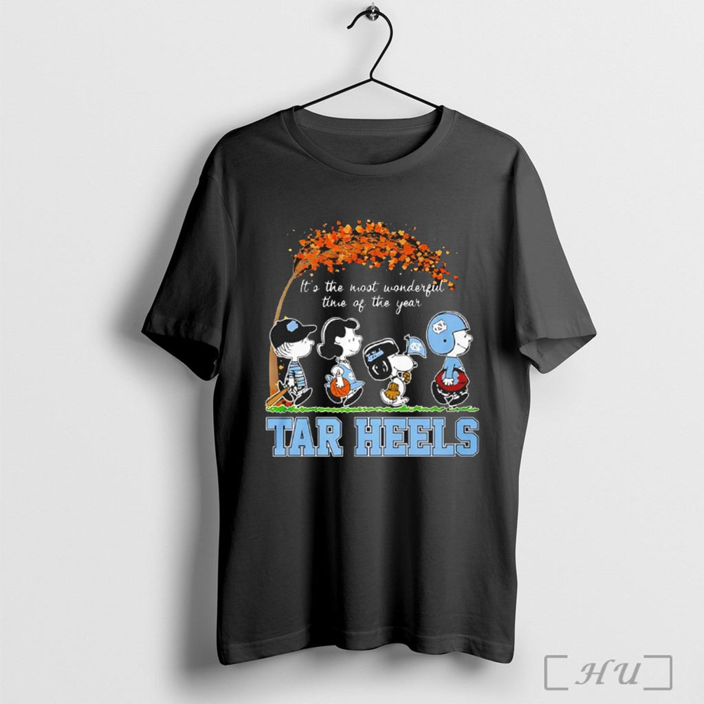 Officials Peanuts Character X North Carolina Tar Heels The Most Wonderful Time Of The Year