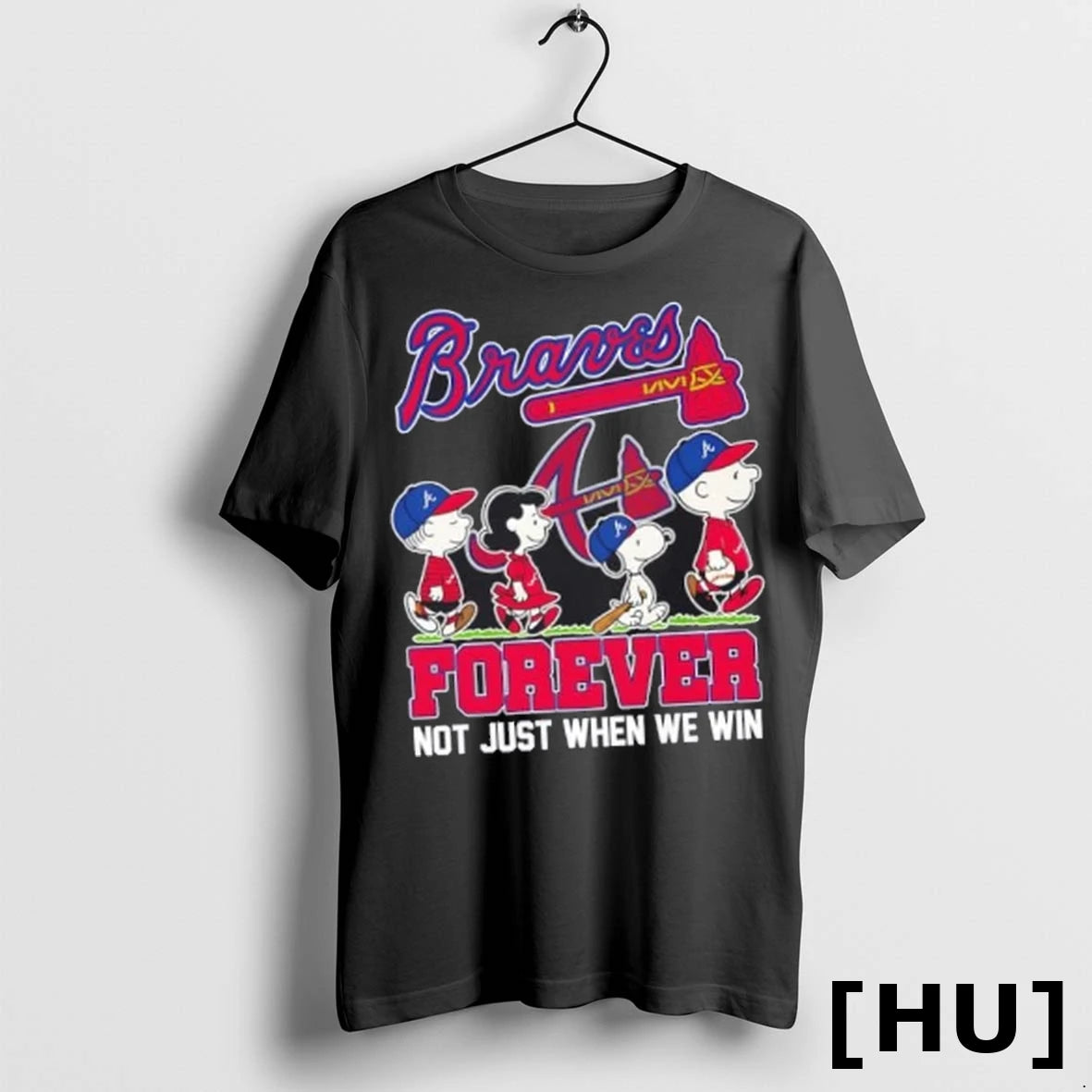 Officials Peanuts X Atlanta Braves Forever Not Just When We Win T Shirt