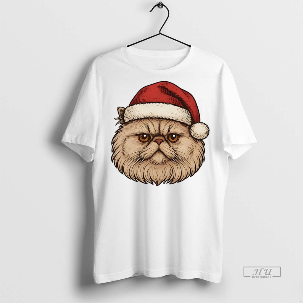 Officials Persian Cat Face Christmas Premium Tee Shirt Sweater
