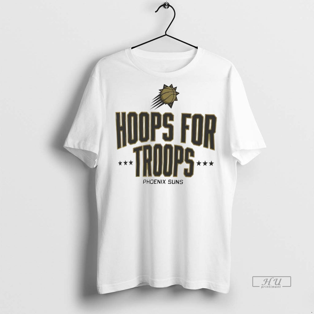 Officials Phoenix Suns Hoops For Troops Premium Tee Shirt Sweater