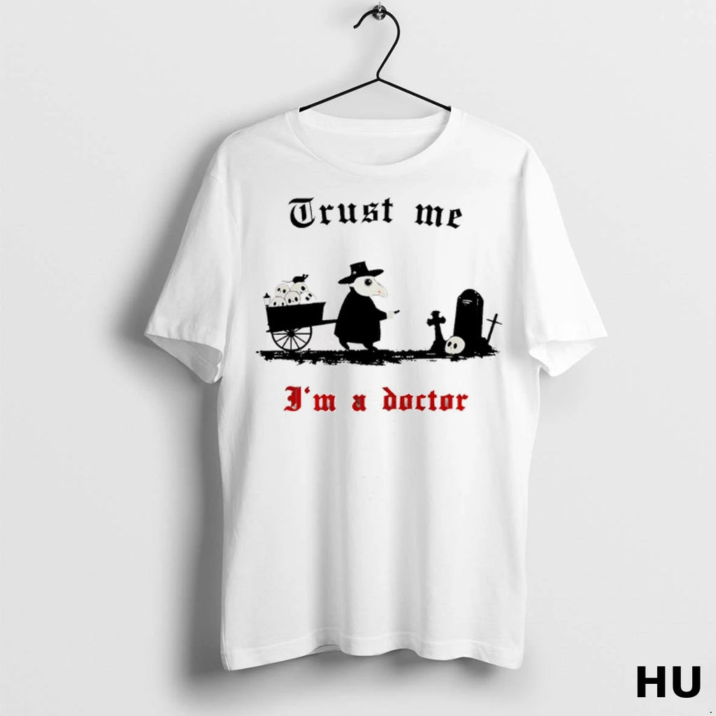 Officials Plague Doctor Trust Me Im A Doctor Horror Spooky Halloween T Shirt
