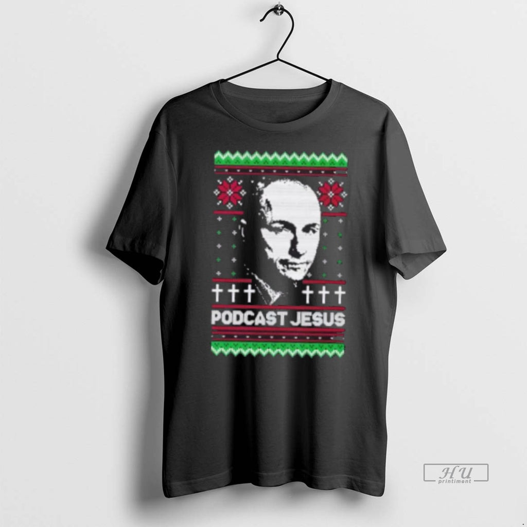 Officials Podcast Jesus Ugly Christmas Premium Tee Shirt Sweater