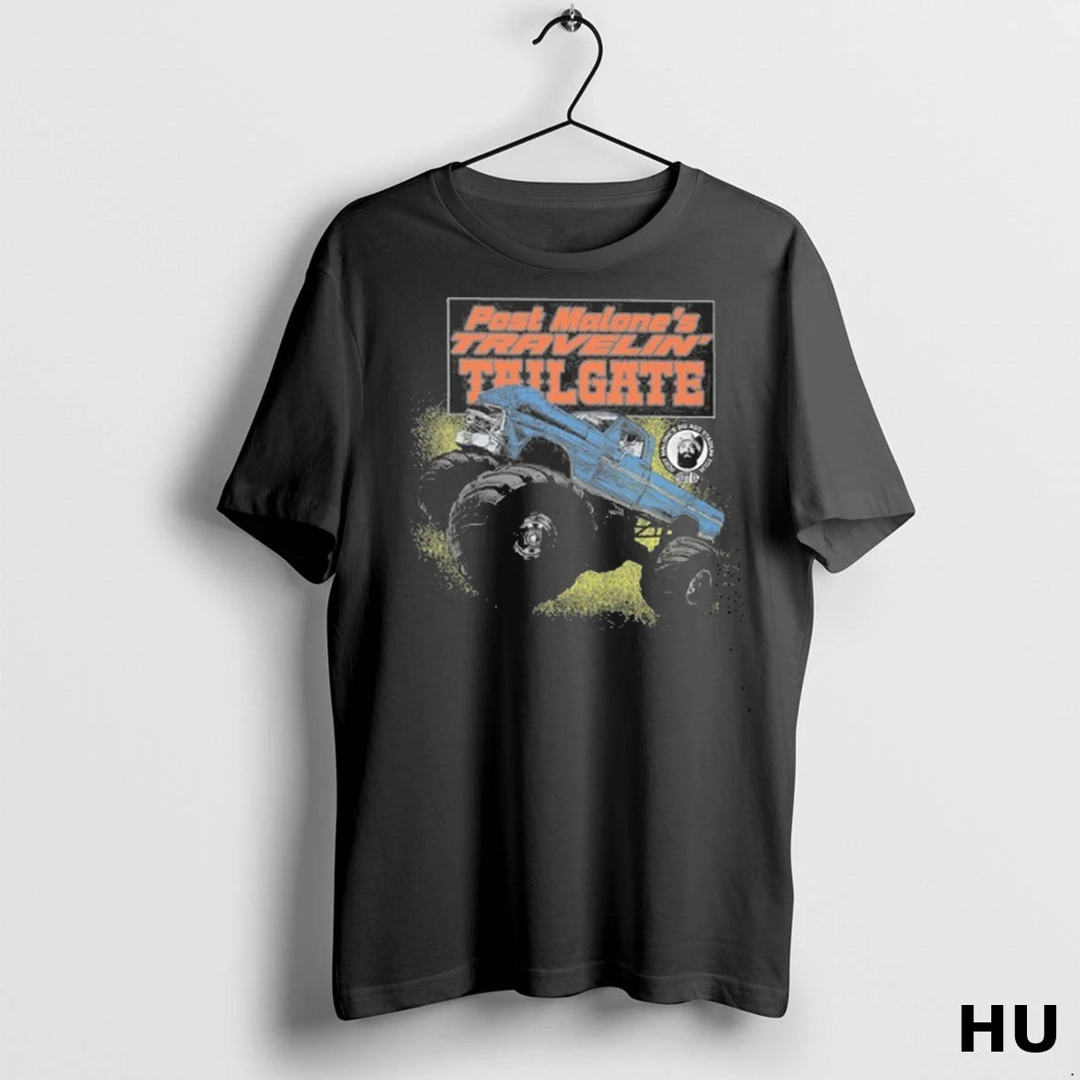 Officials Post Malone Travelin Tailgate Tour 2025 Big Ass Stadium T Shirt