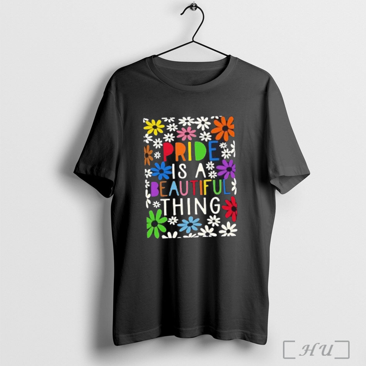 Officials Pride Is A Beautiful Thing Floral T Shirt