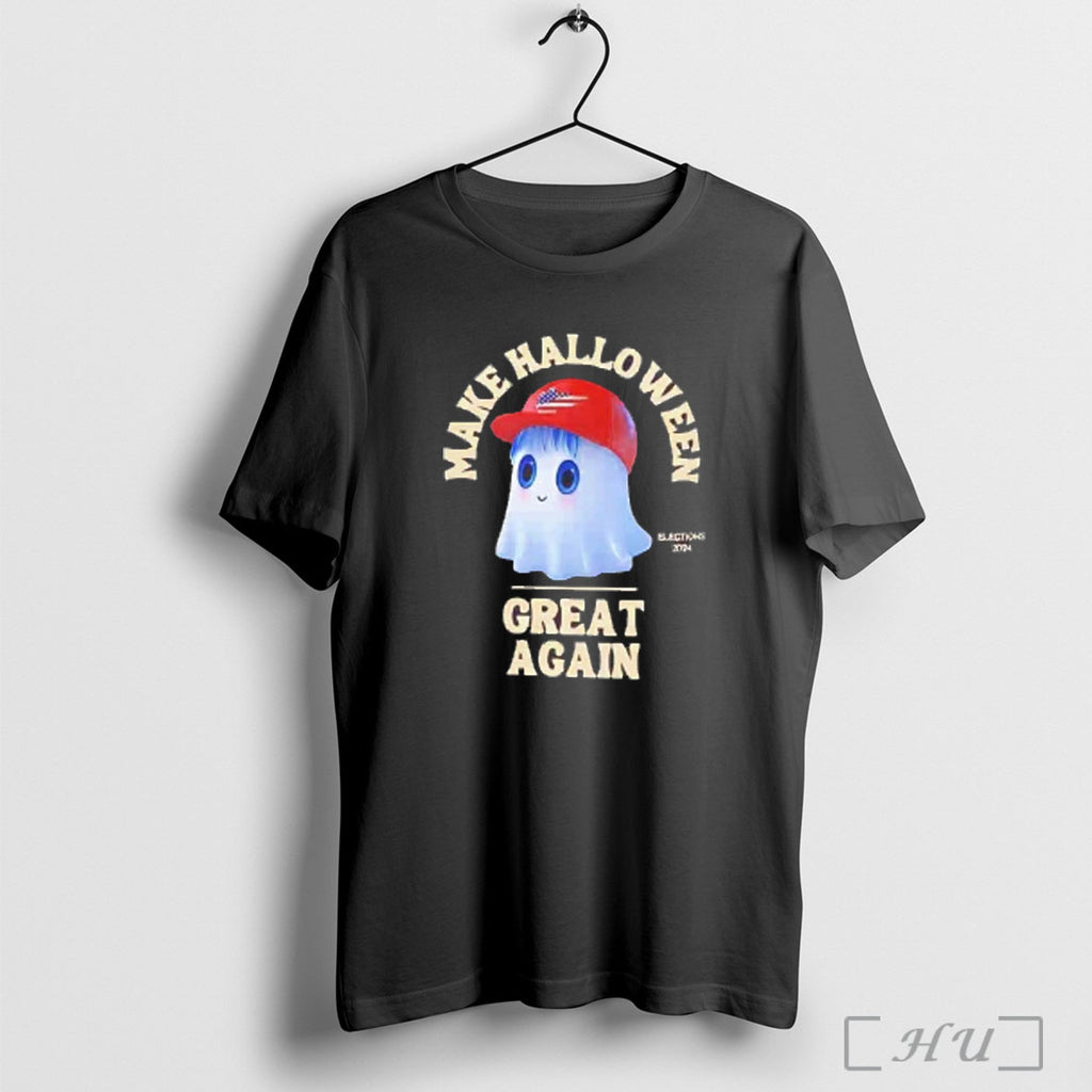 Officials Red Hat Ghost Make Halloween Great Again T Shirt