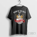 Officials Reign Of The West 2025 Los Angeles Dodgers Champions T Shirt
