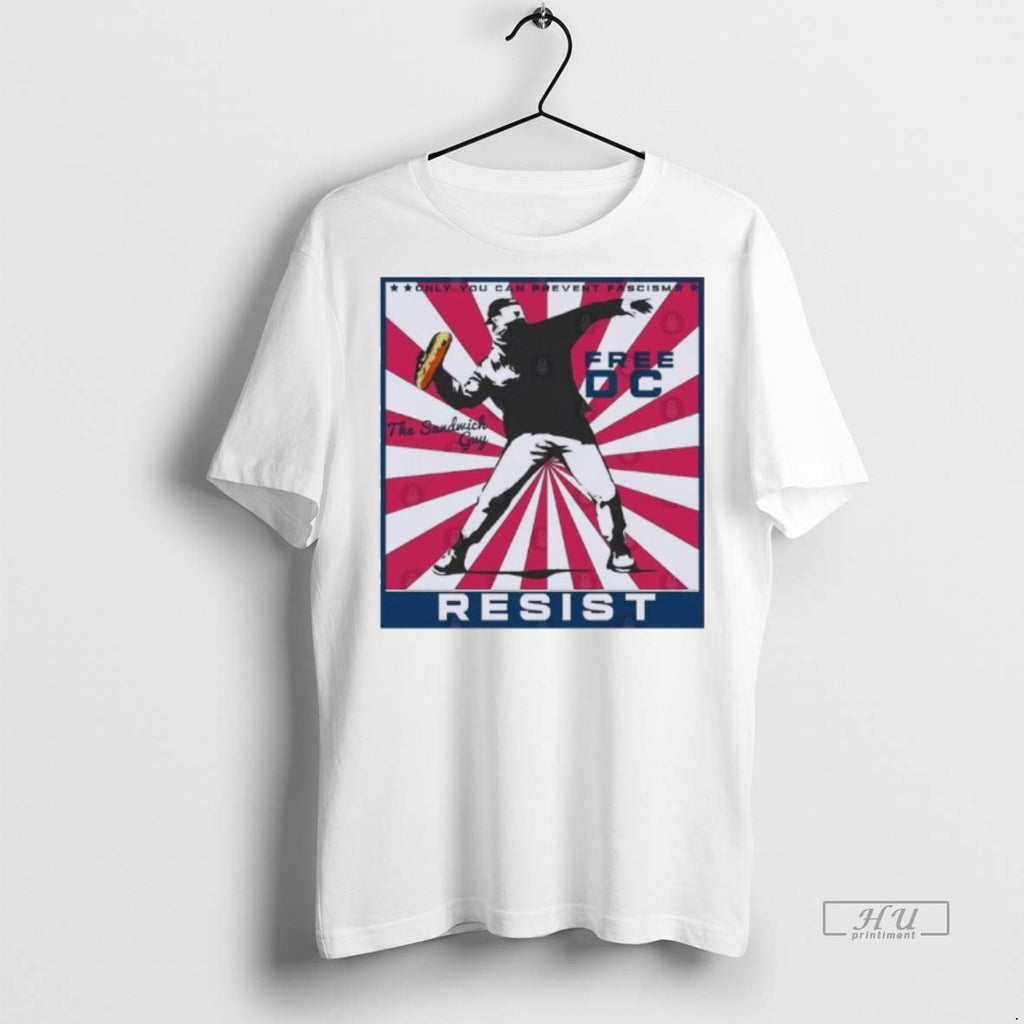 Officials Resist Sandwich Guy Free Dc Premium Tee Shirt Sweater
