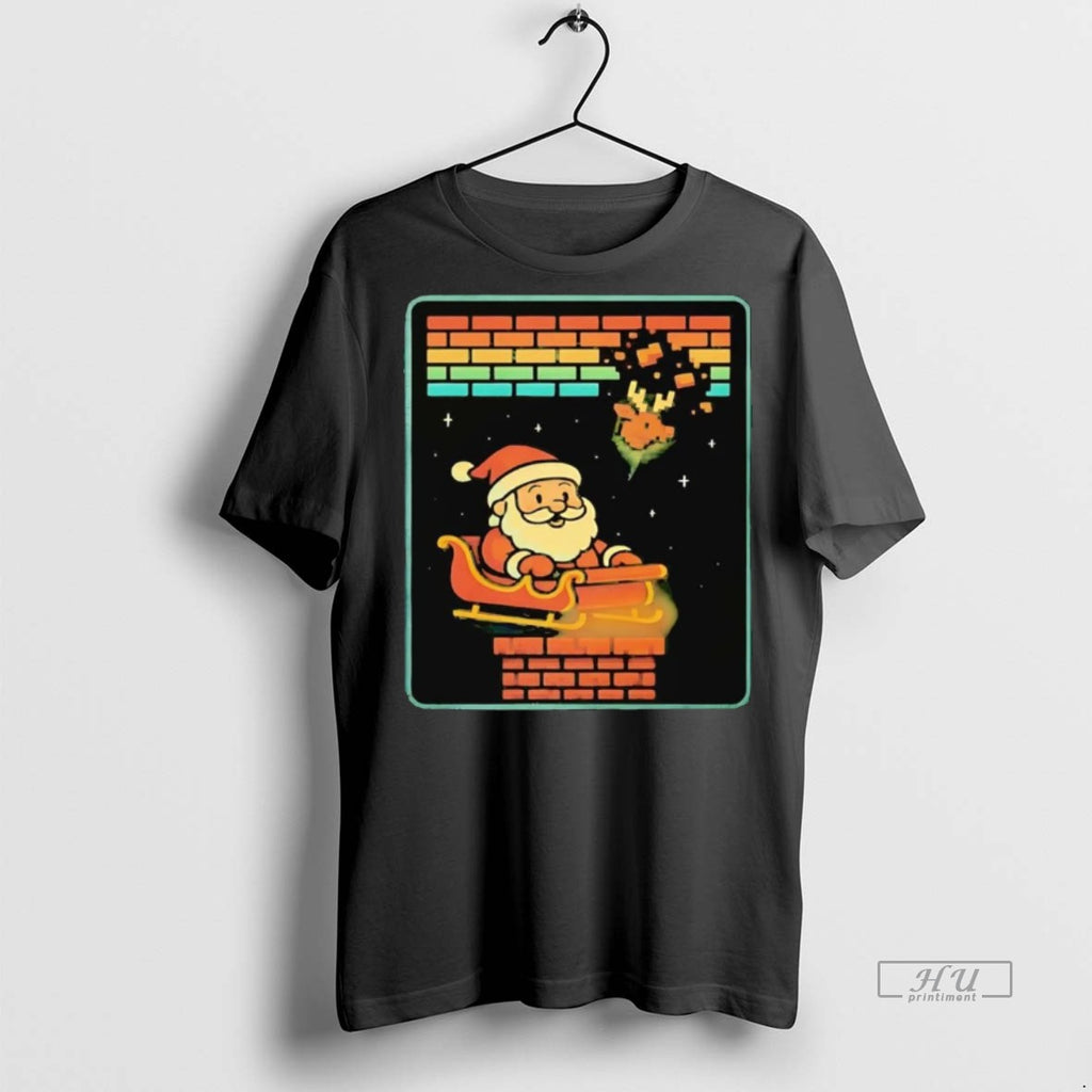 Officials Santa Breakout Sleigh Chimney Christmas Premium Tee Shirt Sweater