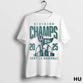 Officials Seattle Baseball Best In The West Division Champions T Shirt