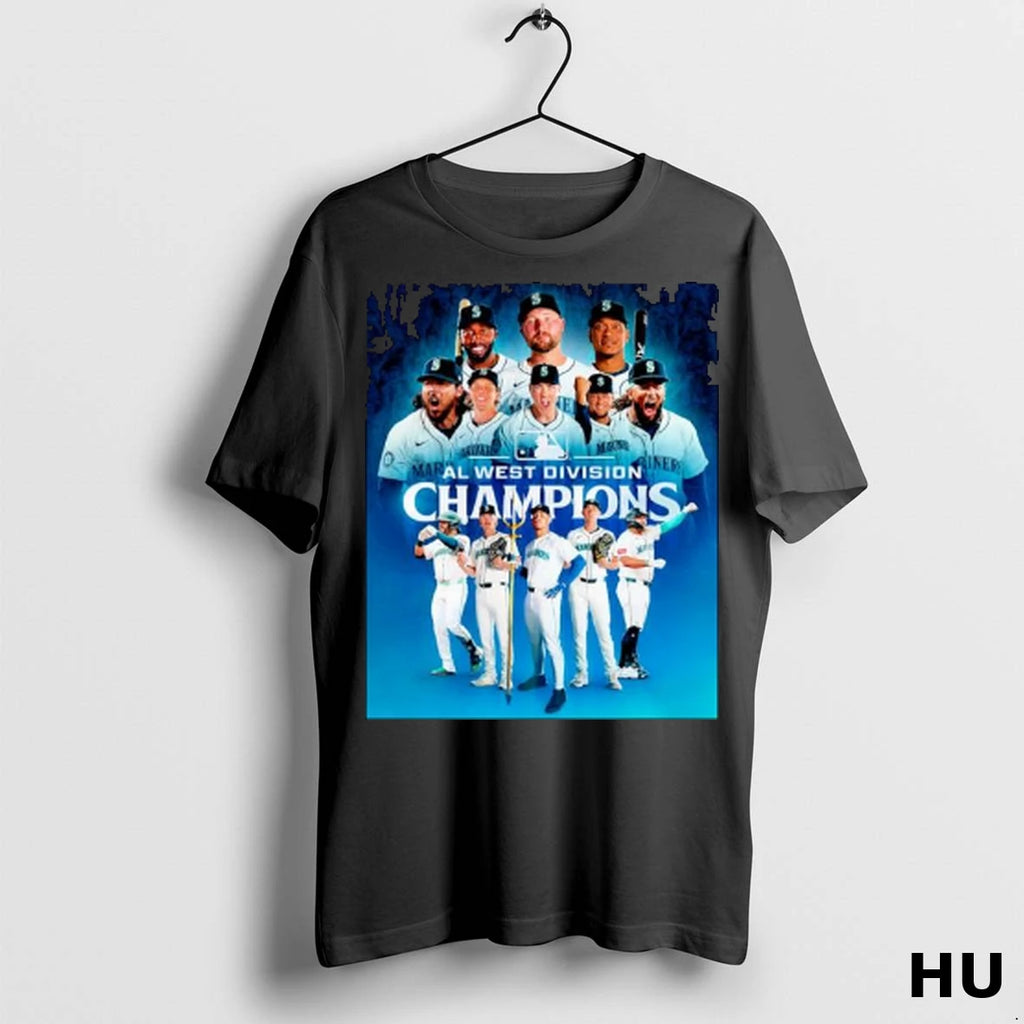 Officials Seattle Mariners 2025 Al West Division Champions Ornaments T Shirt