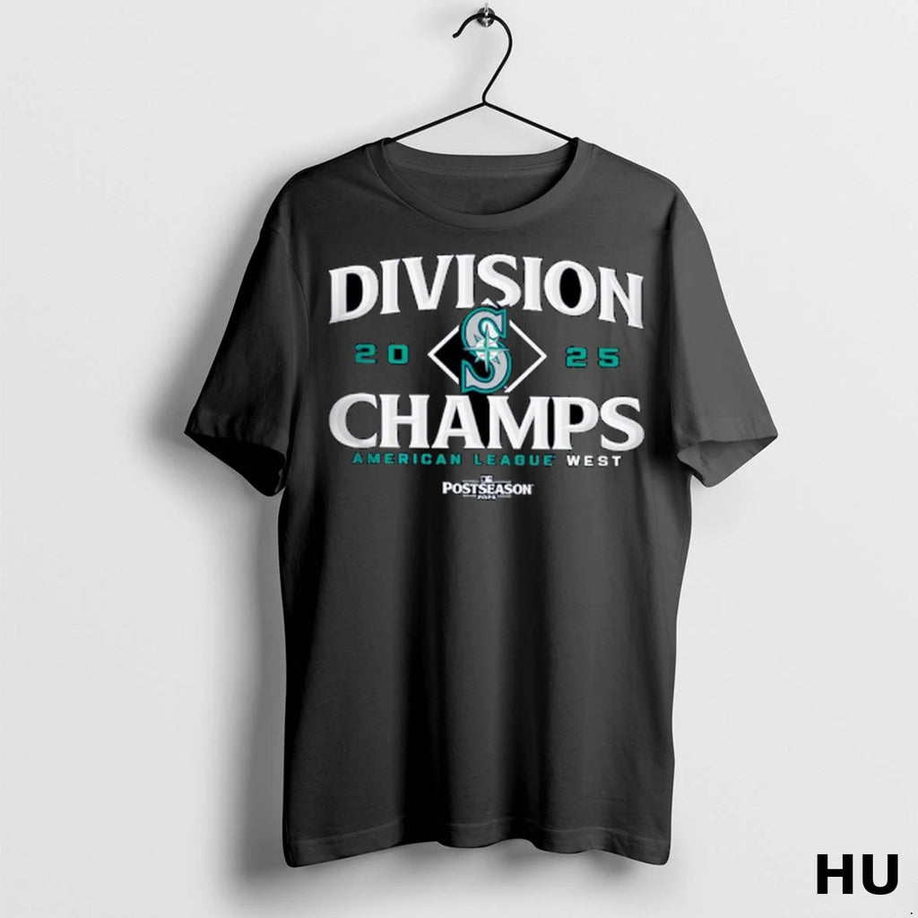 Officials Seattle Mariners 2025 Al West Division Champions Locker Room Ornaments T Shirt