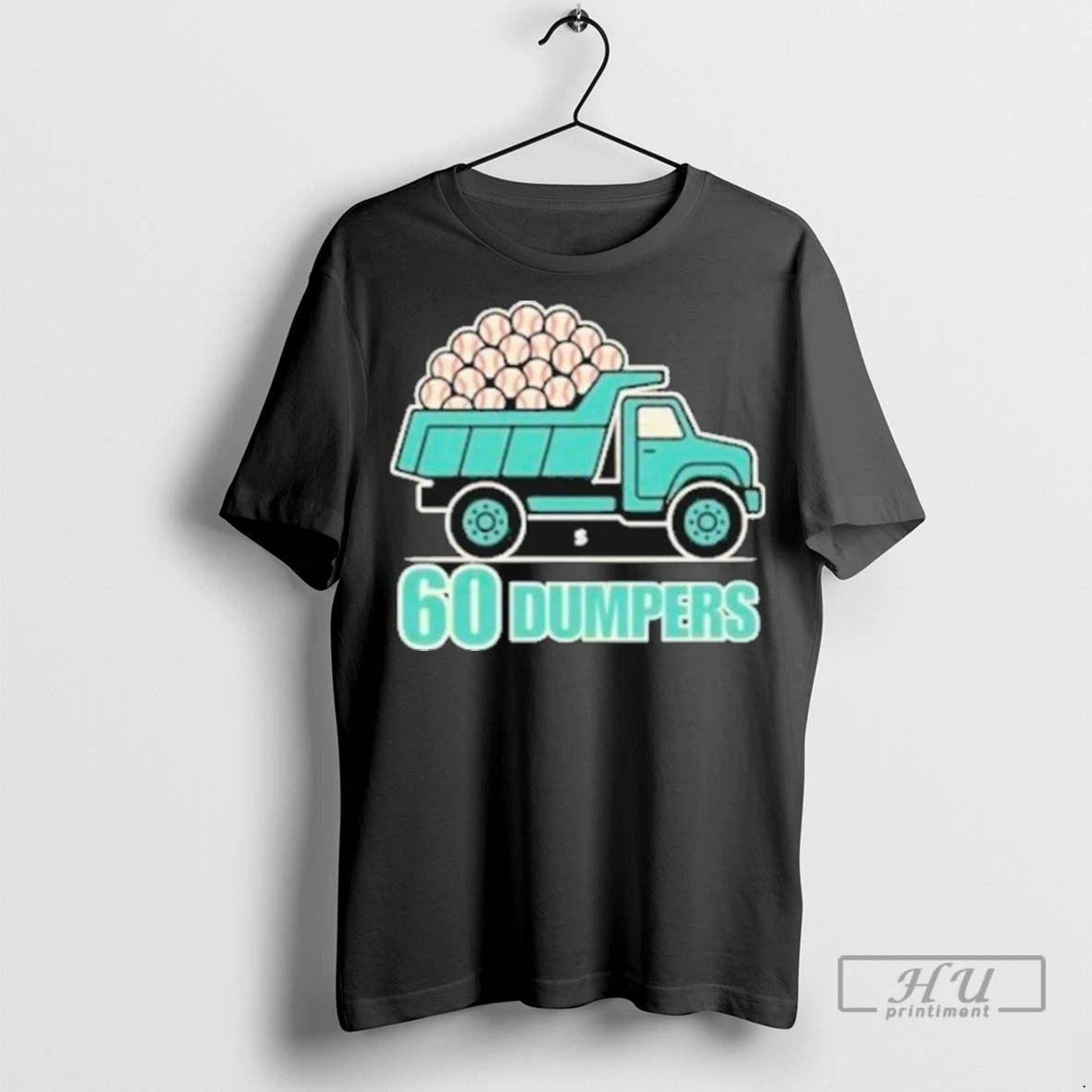 Officials Seattle Mariners 60 Big Dumpers Historic Season T Shirt