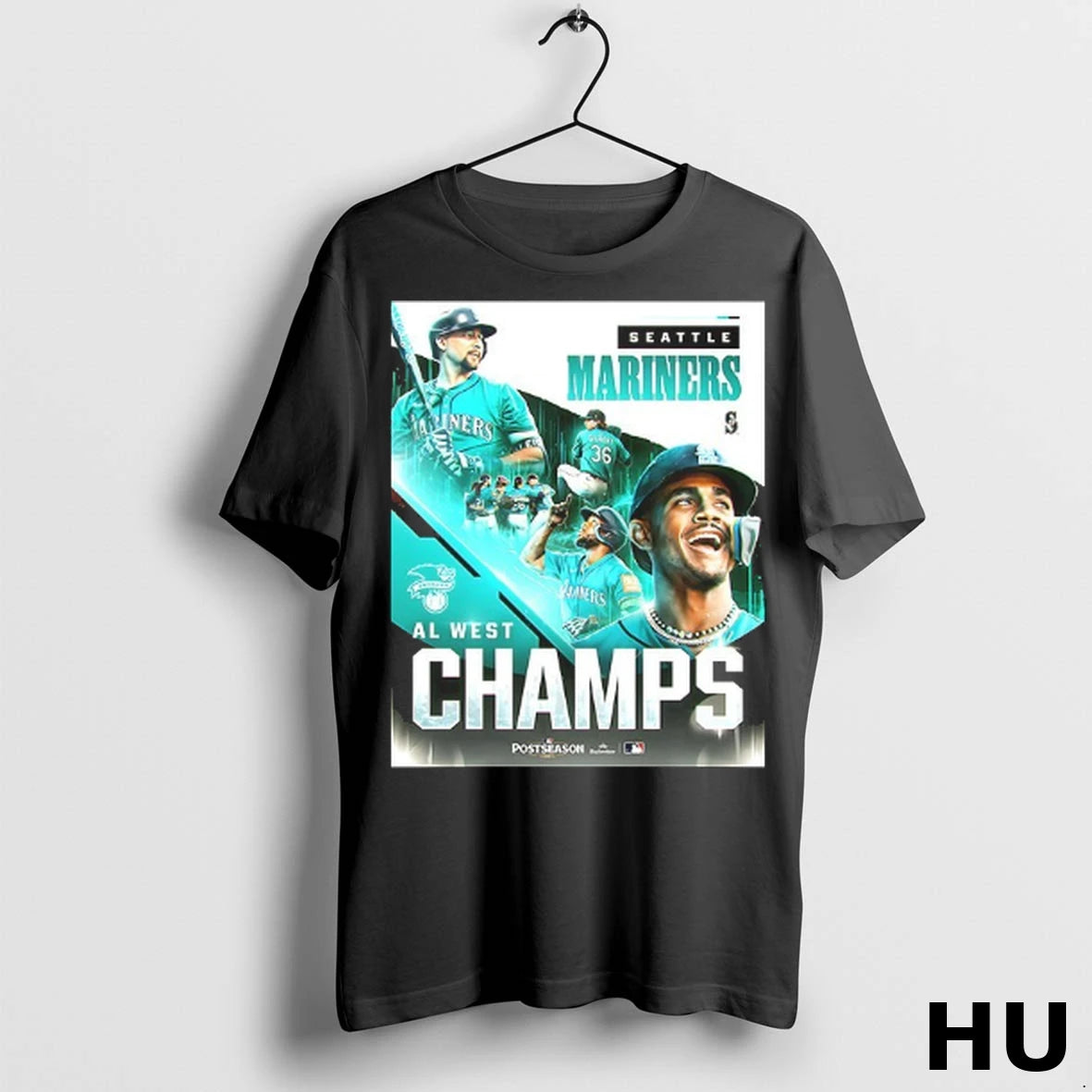 Officials Seattle Mariners Baseball Al West Champs 2025 Clinched T Shirt