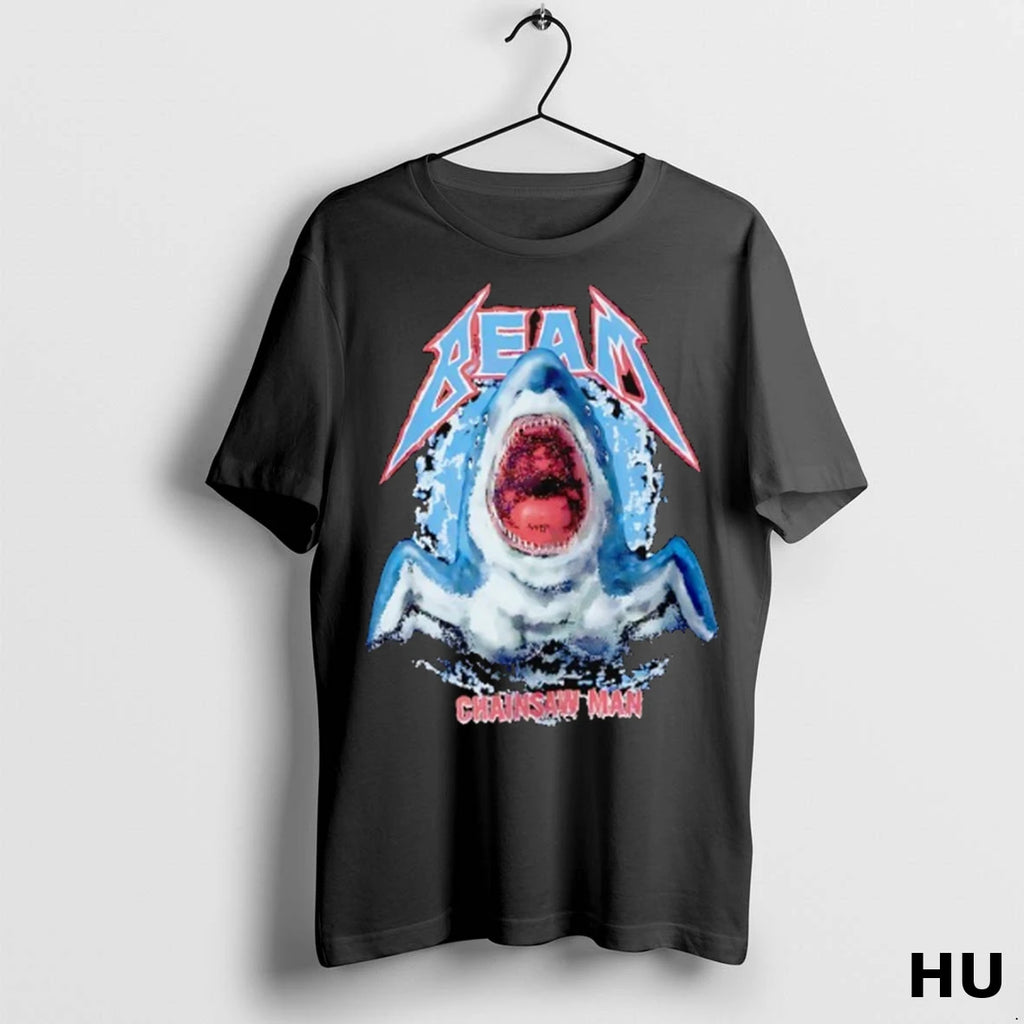 Officials Shark Beam Chainsaw Man T Shirt