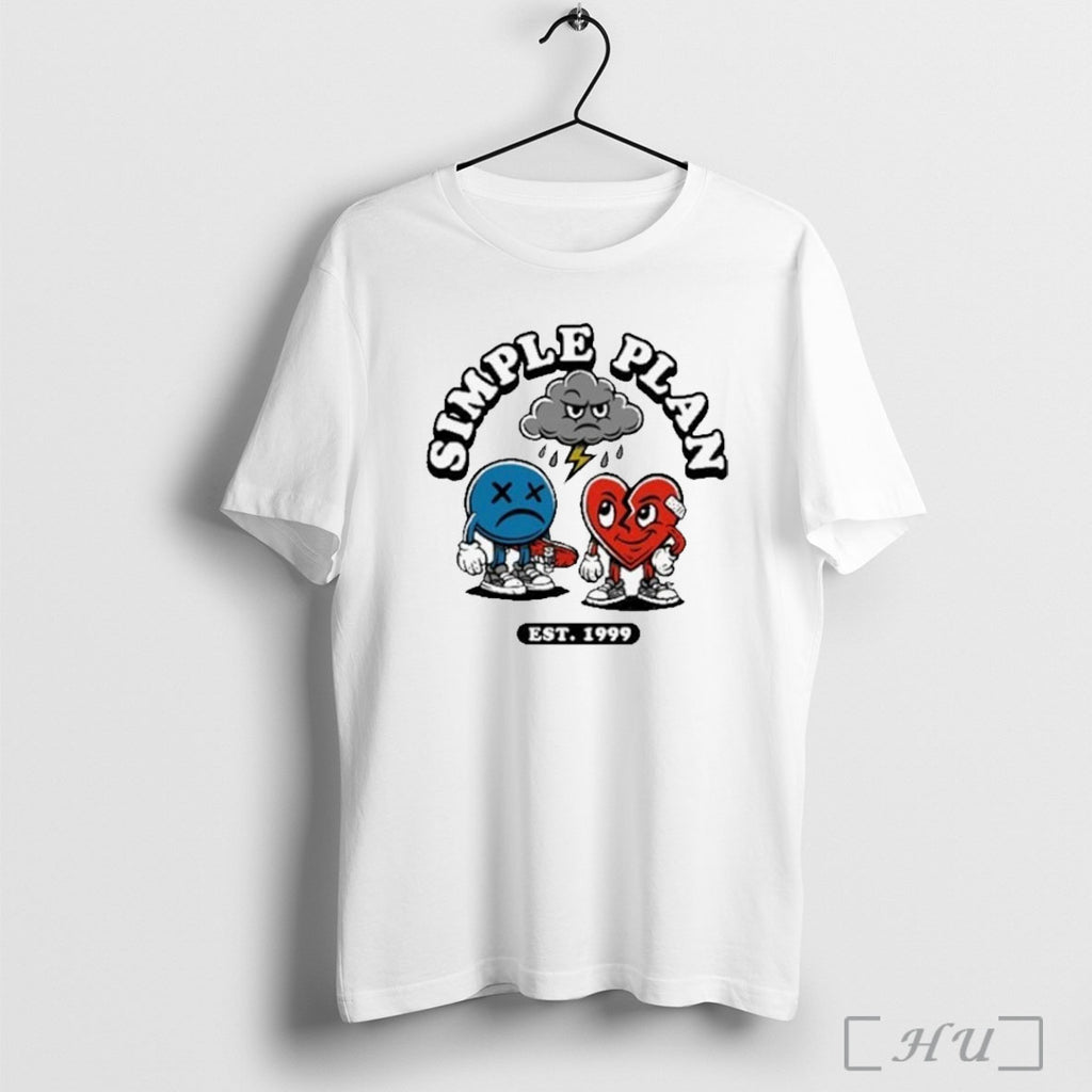 Officials Simple Plan 3 Icon Character Event T Shirt