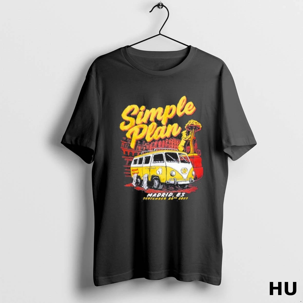 Officials Simple Plan Madrid Spain 2025 Event T Shirt