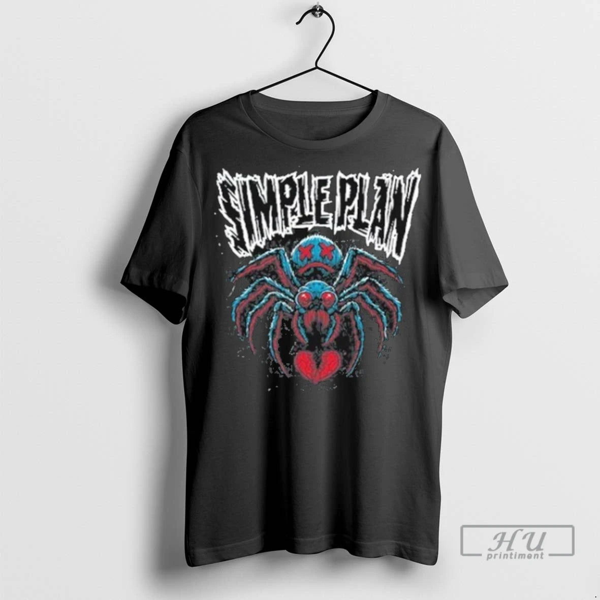 Officials Simple Plan Spider Halloween 2025 T Shirt