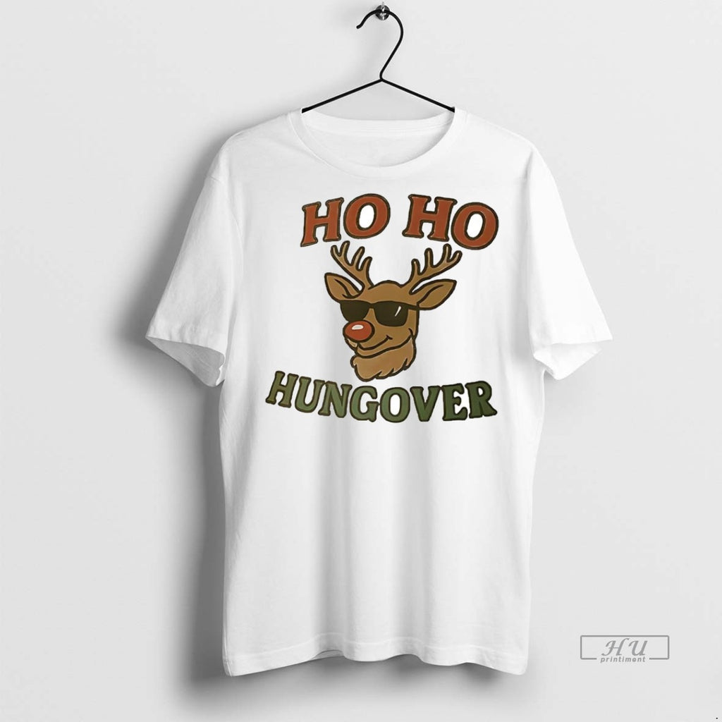 Officials Sleigh Deer Ho Ho Hungover Christmas Premium Tee Shirt Sweater