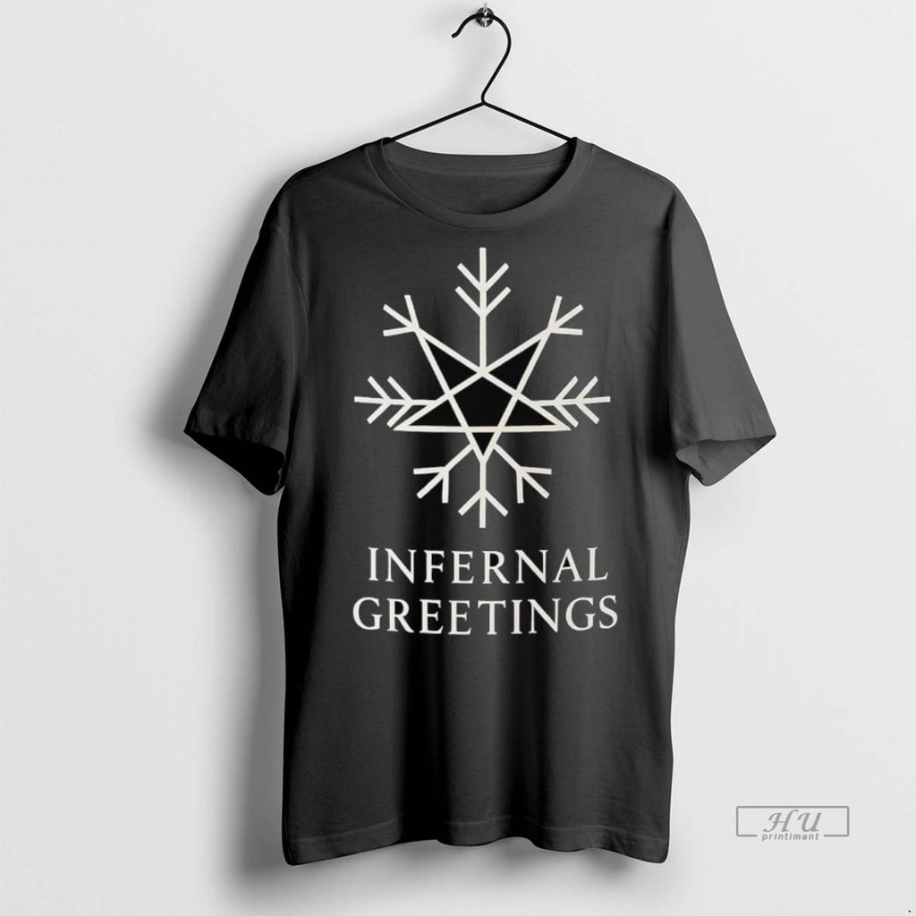 Officials Snowflake Infernal Greetings Christmas Premium Tee Shirt Sweater