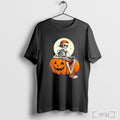 Officials Spooky Pumpkin Skeleton Gamer Halloween T Shirt