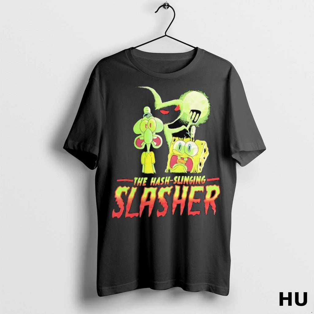 Officials Squidward Tentacles And Squarepants The Hash Slinging Slasher T Shirt