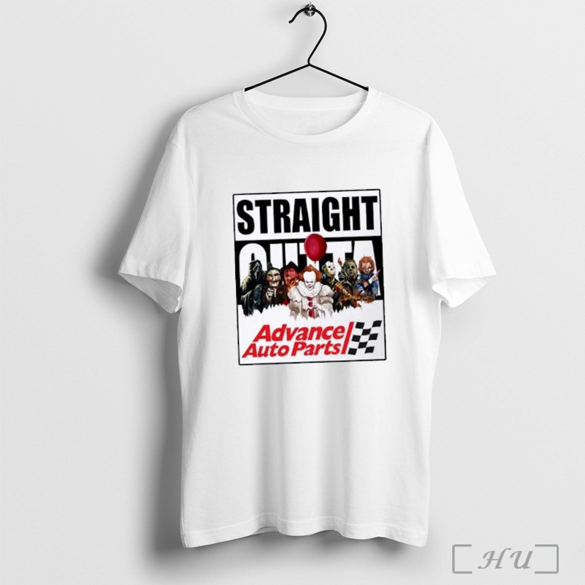 Officials Straight Outta Advance Auto Parts Horror Movies Halloween T Shirt