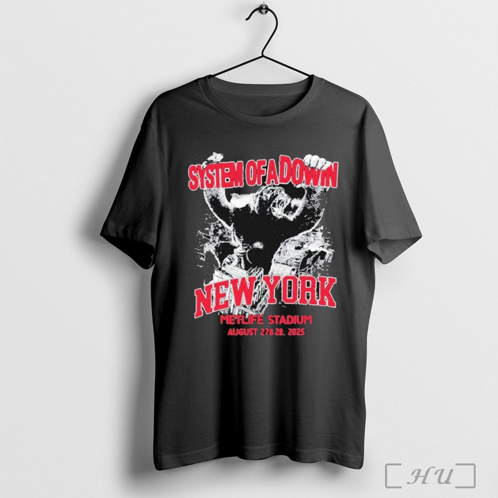 Officials System Of A Down New York Metlife Stadium King Kong Art On August 27