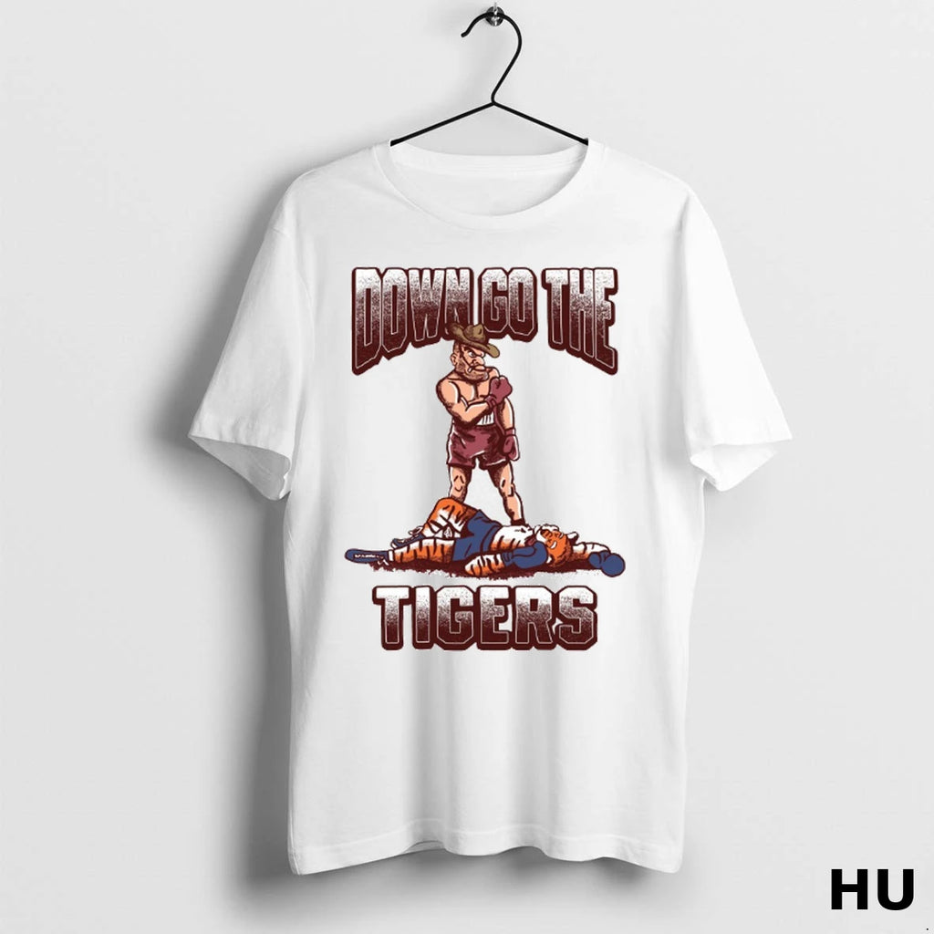 Officials Texas Am Aggies Down Go The Tigers T Shirt
