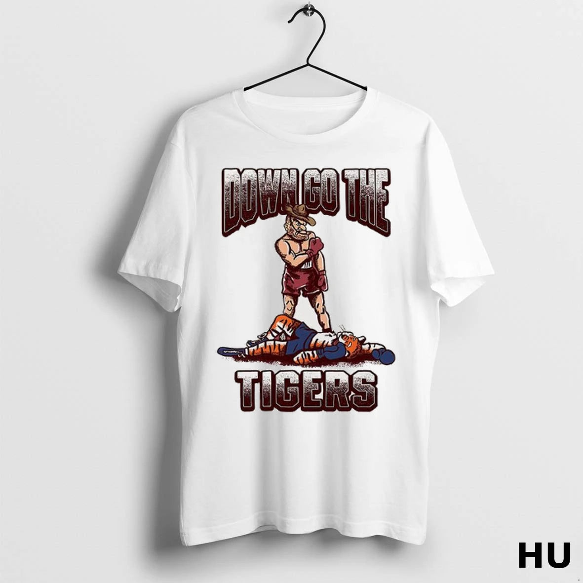 Officials Texas Am Aggies Vs Auburn Tigers Down Go The Tigers T Shirt
