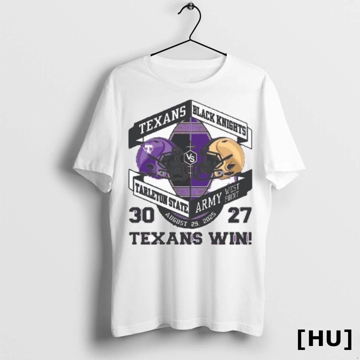 Officials Texas Tarleton State Wins 30 27 Army Black Knights 2025 T Shirt