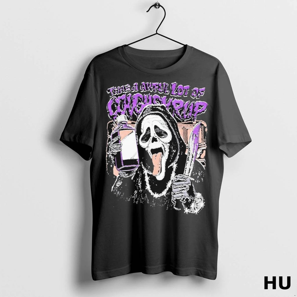 Officials Thats A Awful Lot Of Cough Syrup Ghostface Scream T Shirt