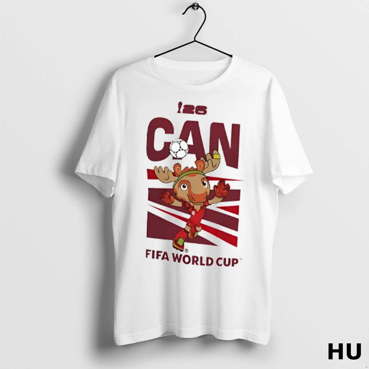 Officials The Fifa 2026 World Cup Canada Mascot Ladies T Shirt