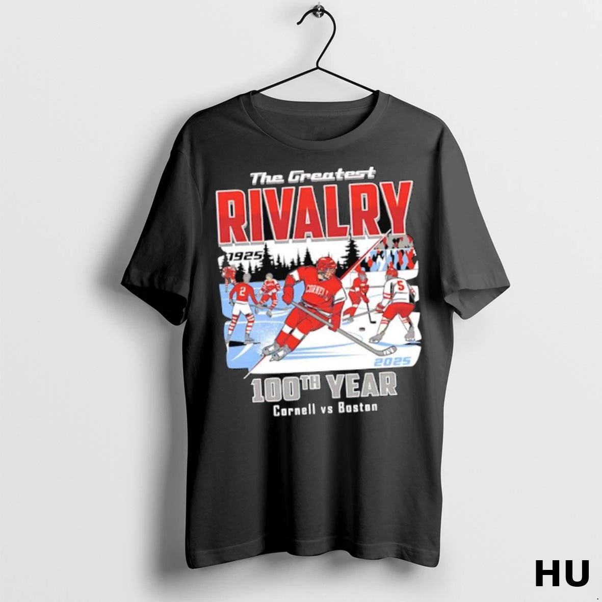Officials The Greatest Rivalry Cornell Vs Boston 100th Years 1925 2025 Graphic T Shirt