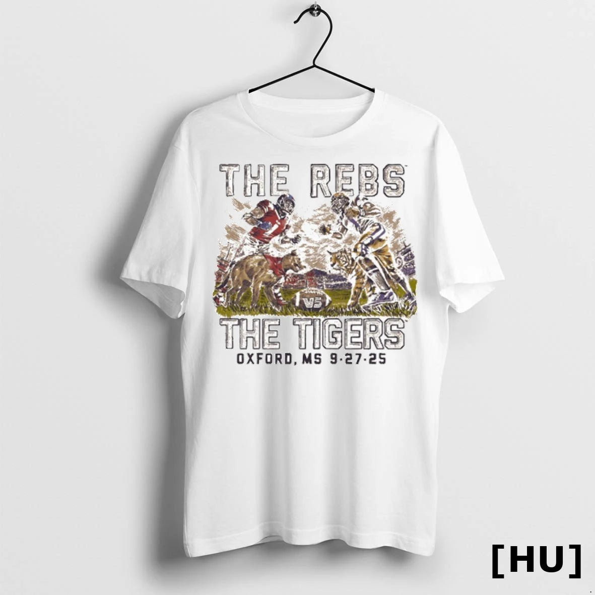 Officials The Rebs Ole Miss Vs The Tigers Lsu September 27 2025 T Shirt