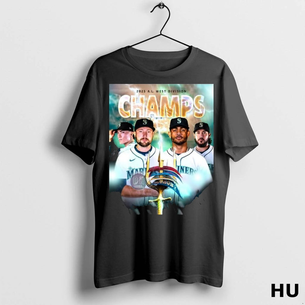 Officials The Seattle Mariners Are Al West Champions 2025 Long Sleve T Shirt