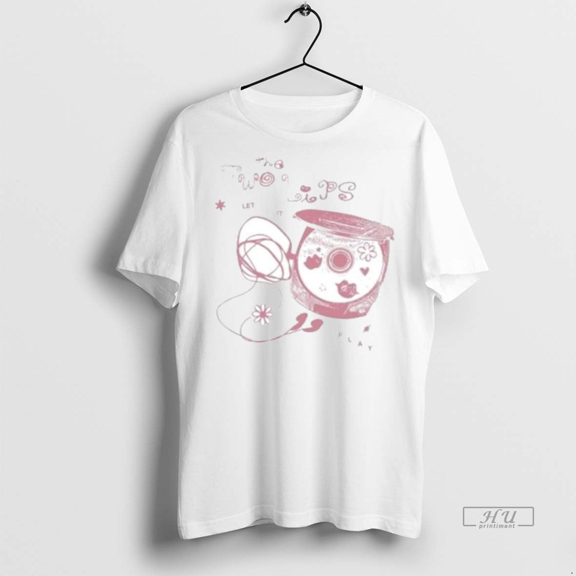 Officials The Two Lips Let It Play Circle White Premium Tee Shirt Sweater