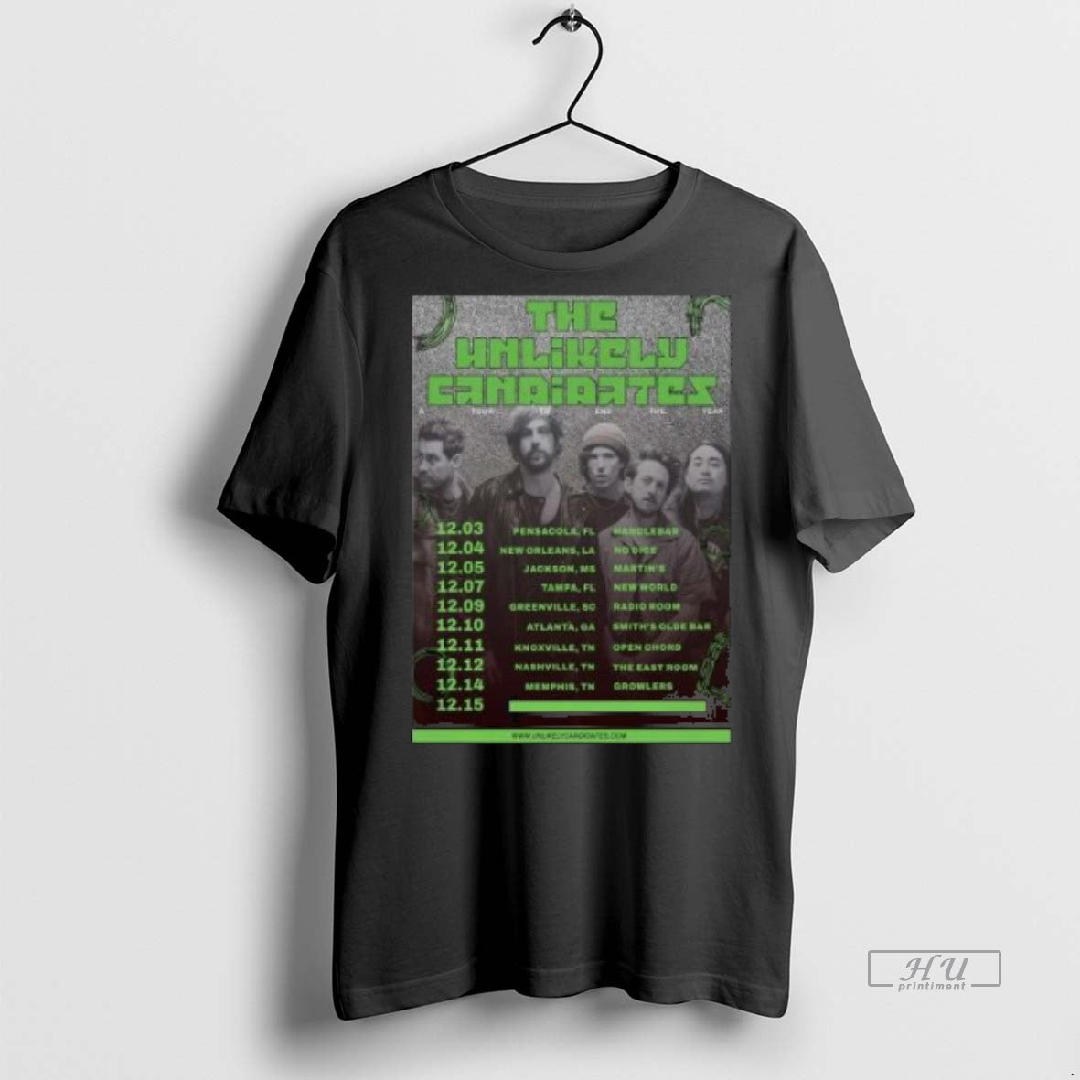 Officials The Unlikely Candidates December Shows 2025 Circle Black Premium Tee Shirt Sweater