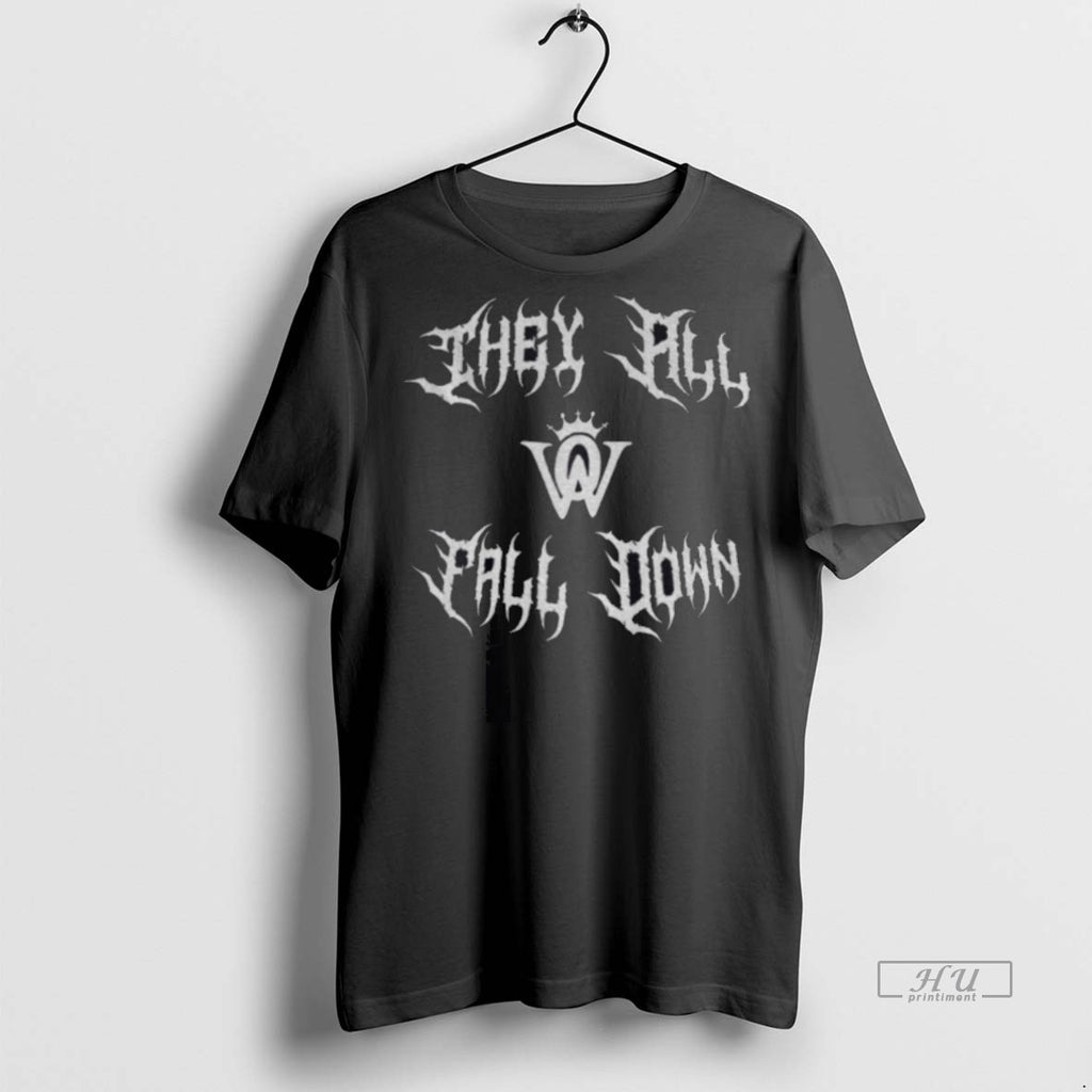Officials They All Fall Down Well Off Logo Premium Tee Shirt Sweater