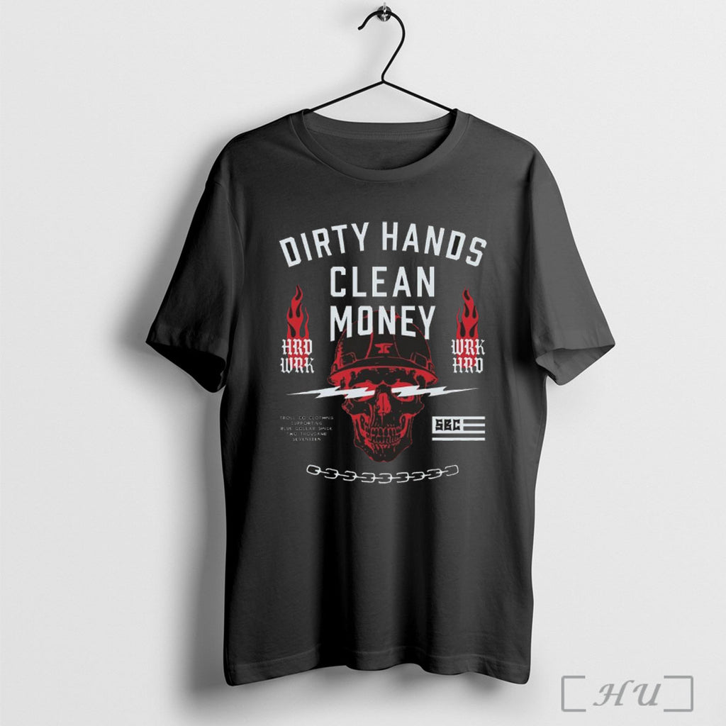 Officials Troll Co Dhcm Firebolt Dirty Hands Clean Money T Shirt