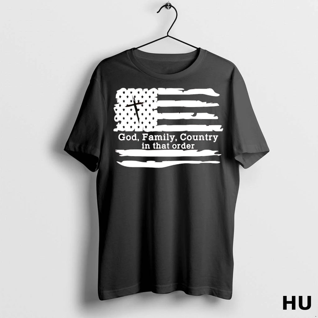 Officials Us Flag God Family Country In That Order T Shirt
