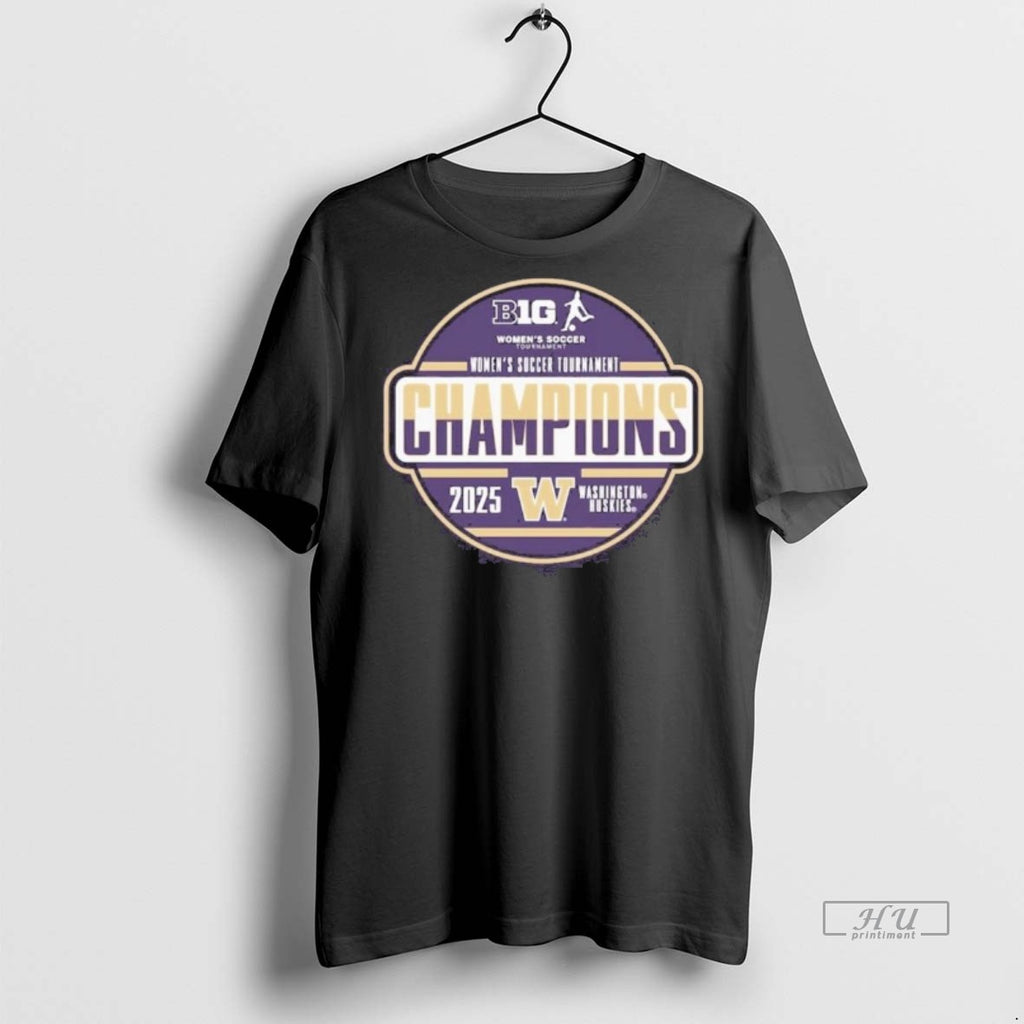 Officials Washington Huskies 2025 Big Ten Womens Soccer Tournament Champions Locker Room Premium