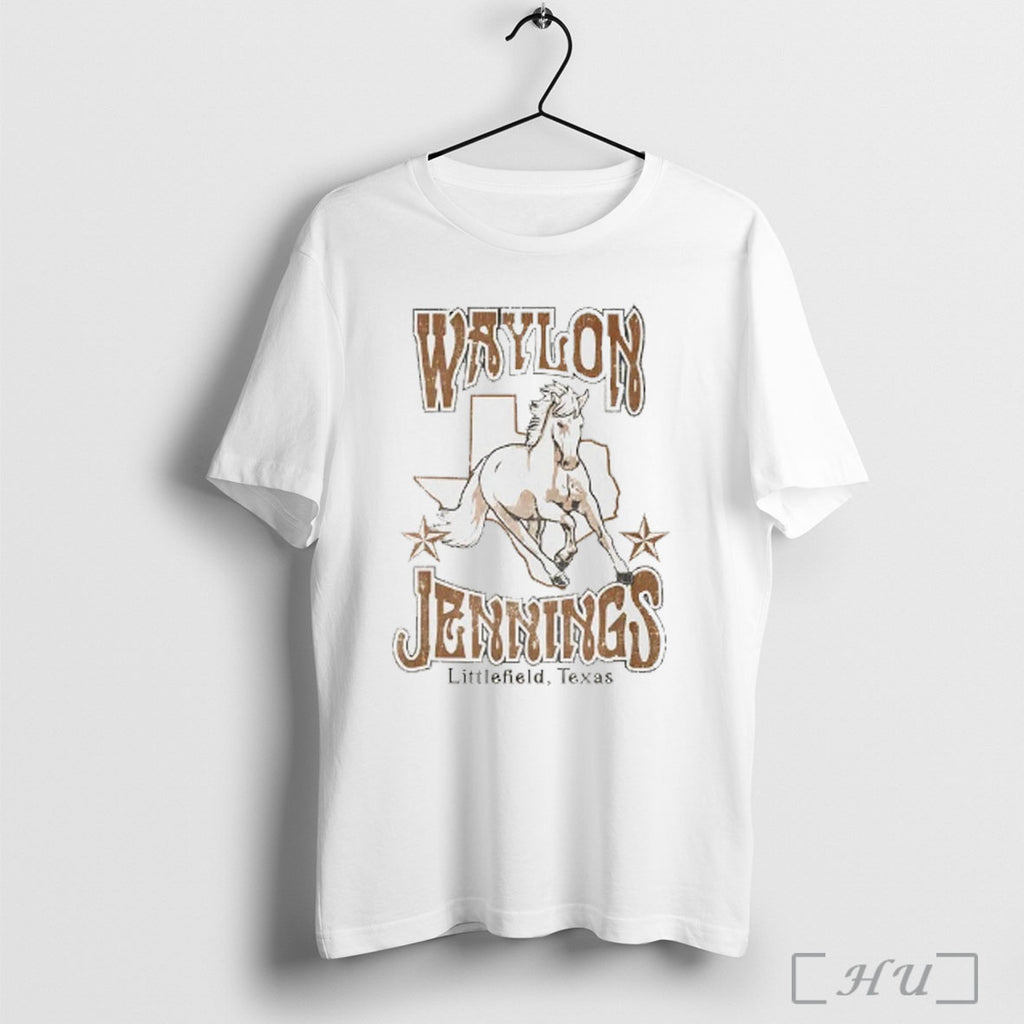 Officials Waylon Jennings Littlefield Texas T Shirt