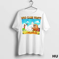Officials Who Came First Chicken Farmer And Egg Graphic Ladies T Shirt