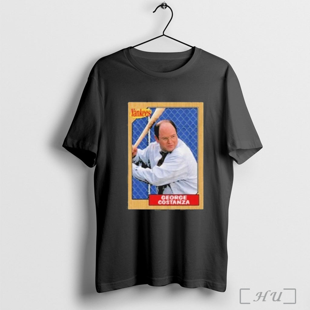 Officials Yankess Geogre Costanza Baseball Card T Shirt