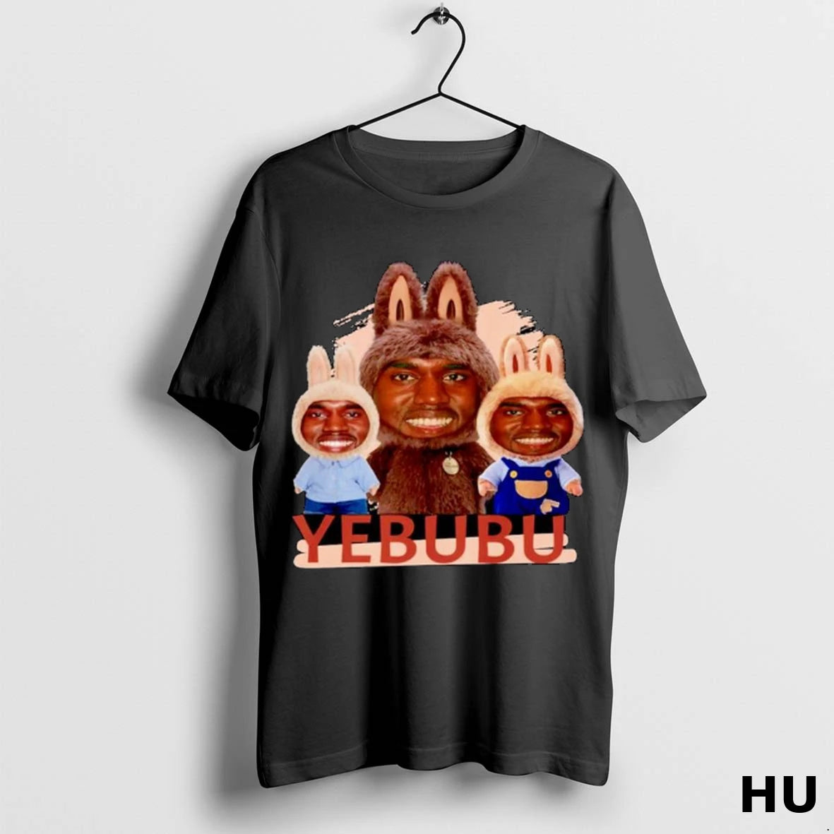 Officials Yebubu Kanye West X Labubu Ornaments T Shirt