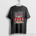 Officials Yes Im Old But I Saw Chicago Blackhawks Greatness Legends Skyline T Shirt