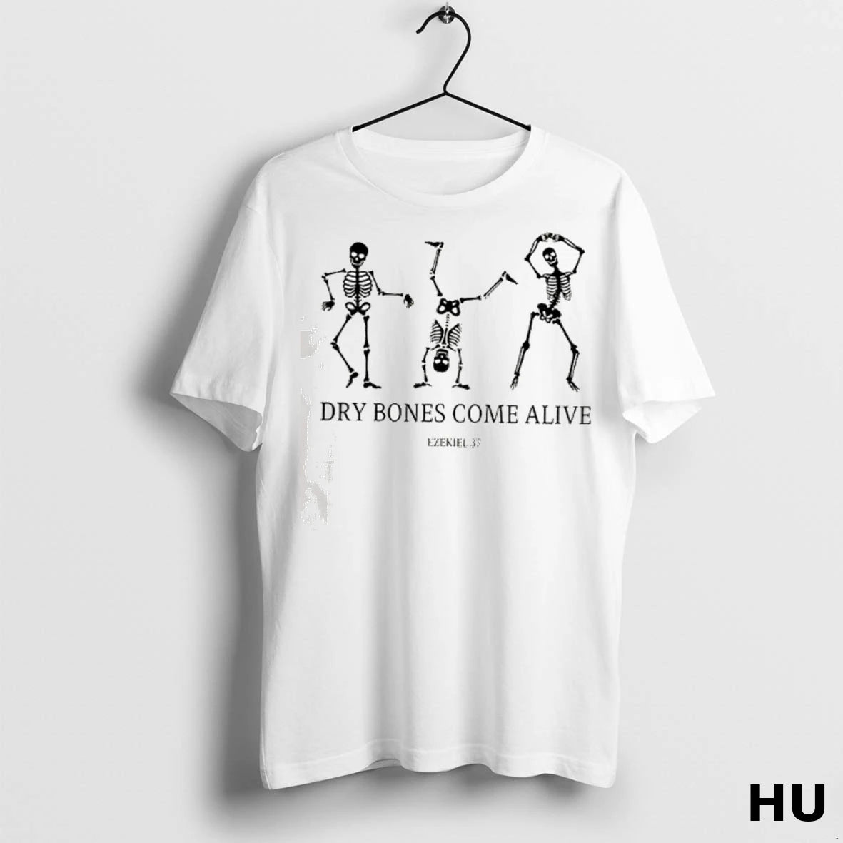 Officials Dry Bones Come Alive Dancing Skeleton Christian Halloween Classic Eo8kyv T Shirt