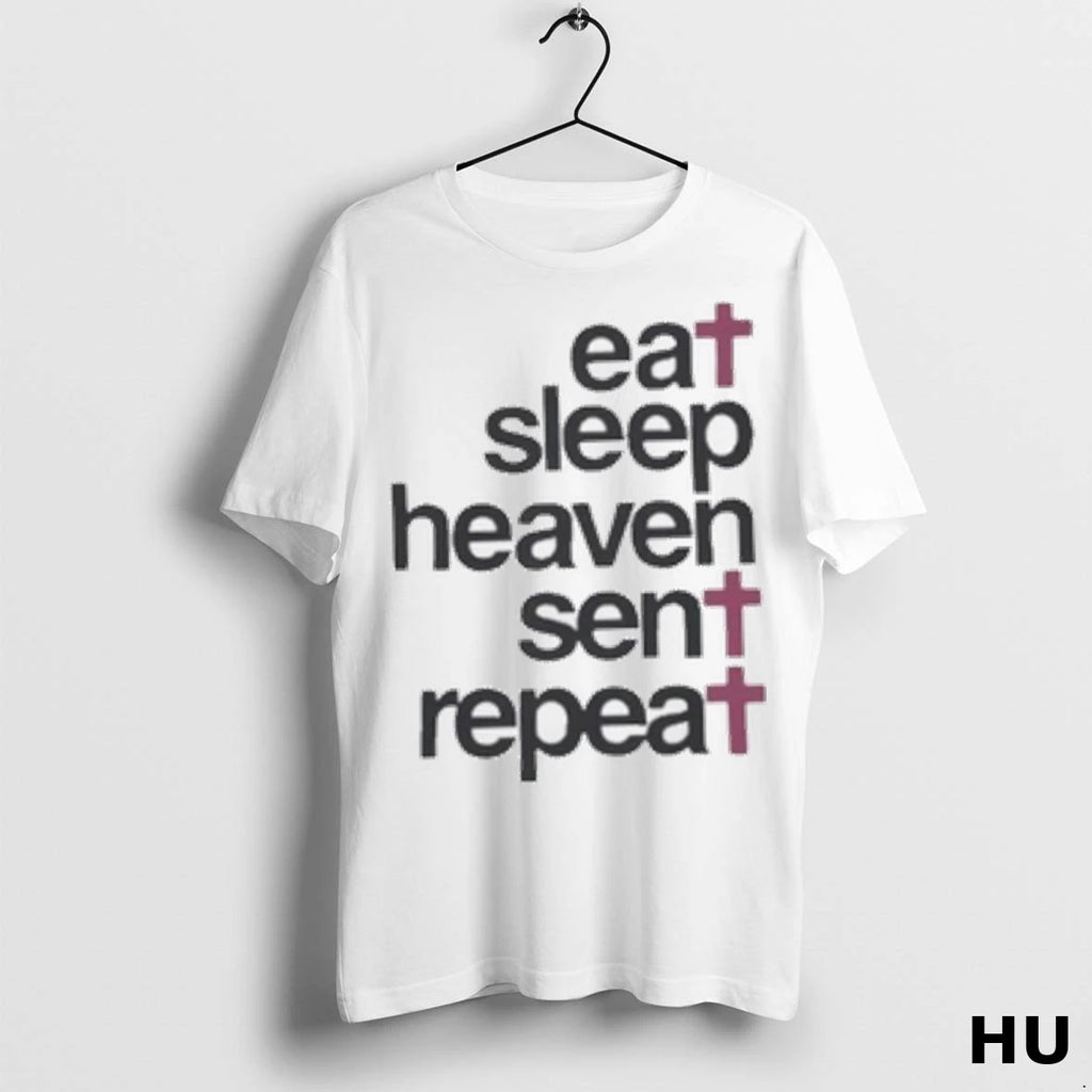 Officials Eat Sleep Heaven Sent Repeat Women T Shirt
